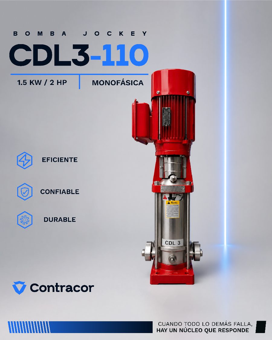 Bomba jockey Contracor CDL3-110 de 2 HP monofásica